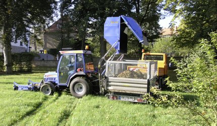 Entsorgung der Mahdreste