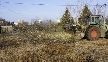 Arbeit mit dem Forstmulcher - Teil 2