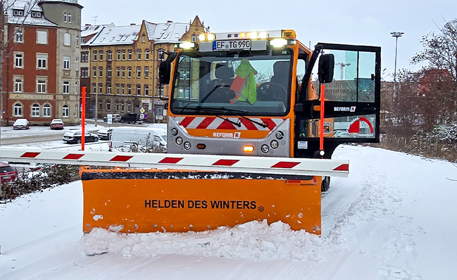 Winterdienst in Erfurt und Umgebung - Universal-Gebäudedienste Thomas Greth