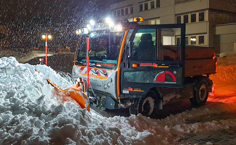 Winterdienstleistungen am Büropark/Flughafen Erfurt-Weimar