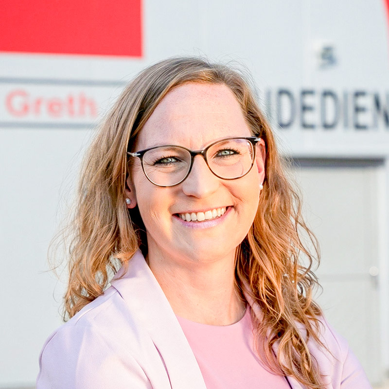 Christine Puschner-Zapf, Bereichsleiterin, Universal-Gebäudedienste Thomas Greth