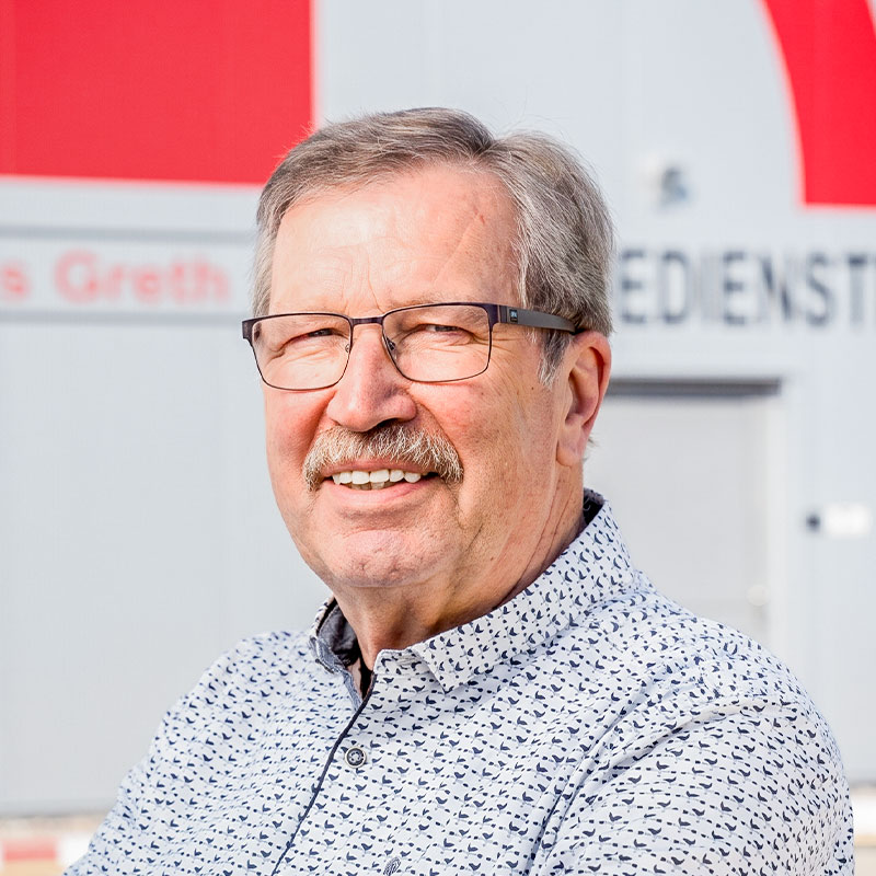 Uwe Greth, Koordination Technik und Maschinenpflege